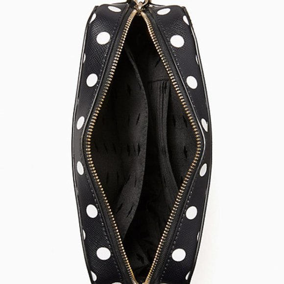 kate spade Bags Kate Spade Black White Polka Dot Staci Mini Camera